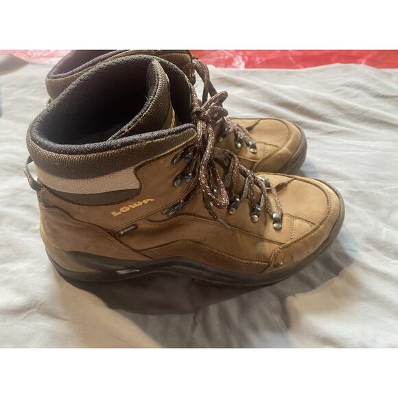 Lowa Renegade GTX Men's Mid Suede Leather Hiking Boot, Size 10.5M, Brown - Picture 2 of 16